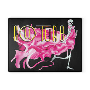 Skeleton Couture Halloween Cutting Board