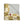 Soft sherpa blanket with 'Gold Checkered Heart' design