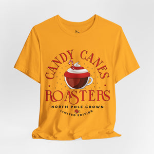 Candy Canes Roasters Christmas Coffee T-Shirt