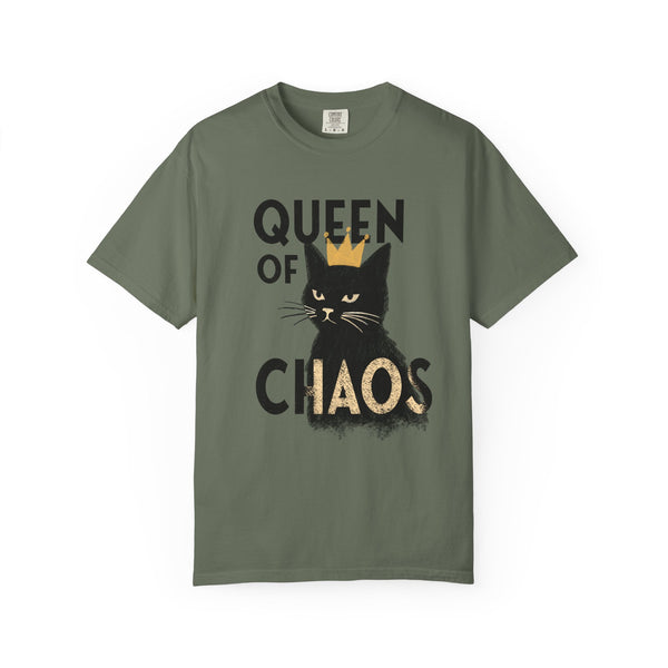 Queen of Chaos Black Cat Grunge Style Comfort Colors® T-Shirt