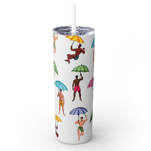 It's raining men funny drink tumbler 20oz