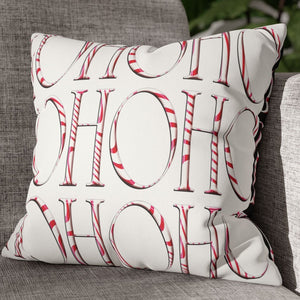 throw pillow with 'Reversible Christmas Cover Covers' design