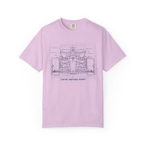 Race Car Blueprint Men's T-Shirt Comfort Colors®
