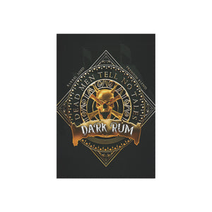 Garden flag with 'Pirates Dark Rum Lovers' design