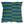 Green and Blue Striped Indoor Outdoor Throw Pillow