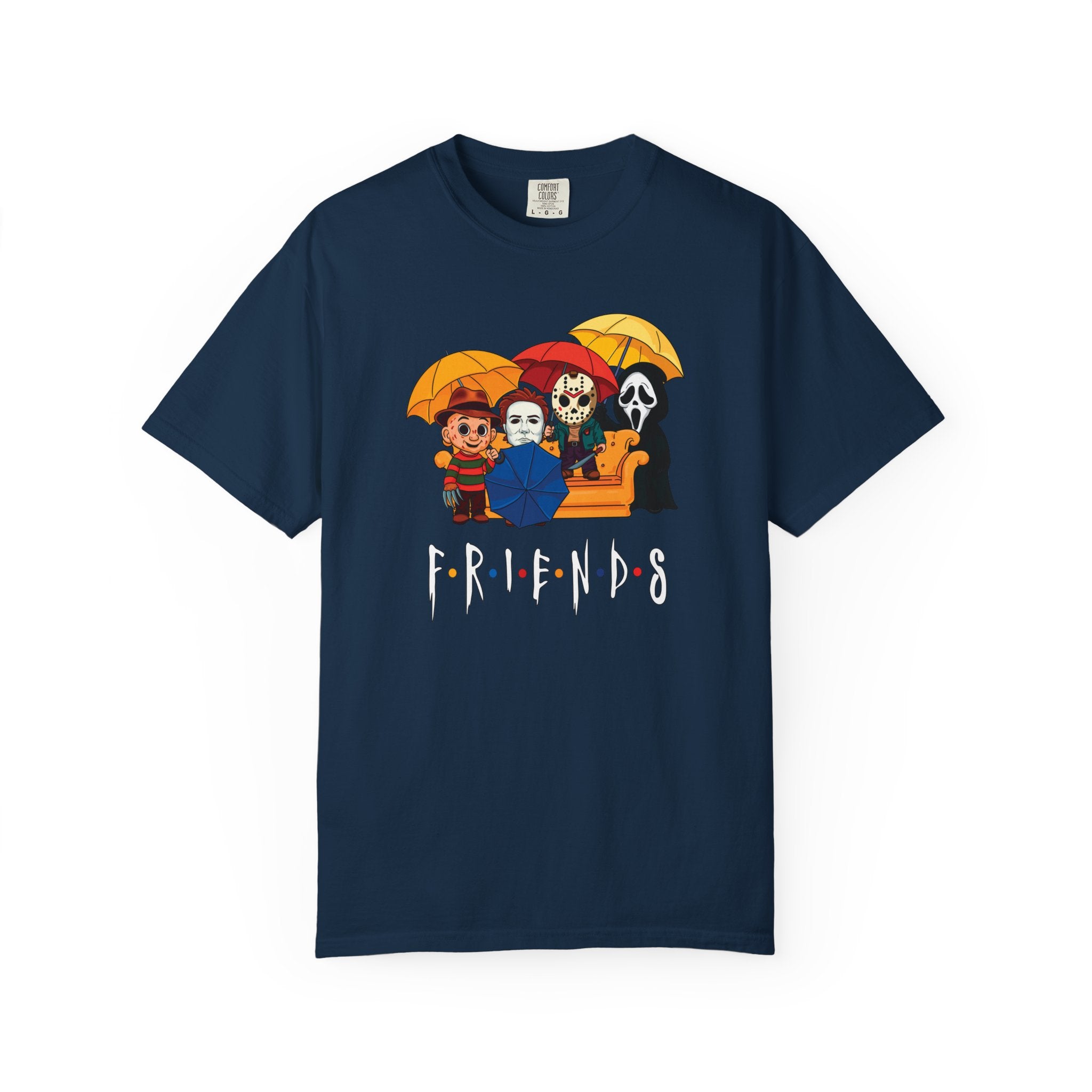 80s Horror Movie Friends Halloween T-Shirt Comfort Colors®