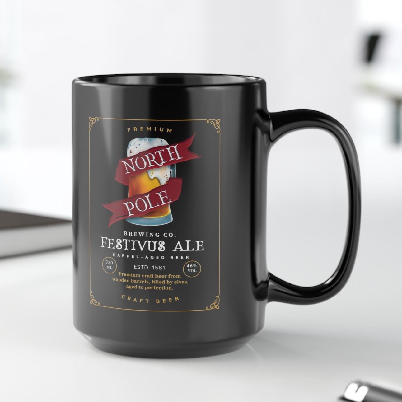north pole brewing company mug