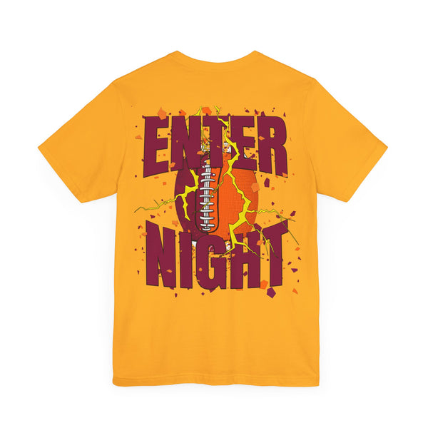 Virginia Tech Football Exit Light Lightning Strike T-Shirt