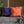 Vibrant Orange & Purple Reversible Faux Suede Pillow Cover