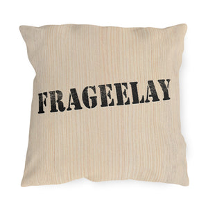 throw pillow with 'Frageelay - A Christmas Story Funny Holiday' design