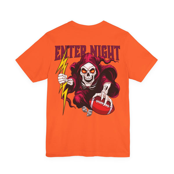 Virginia Tech Football Exit Light Sandman Skeleton T-Shirt