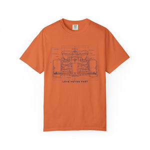 Race Car Blueprint Men's T-Shirt Comfort Colors®