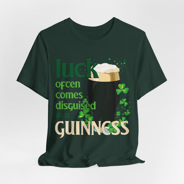 Guinness Lucky Irish St. Patrick's Day Drinking T-Shirt