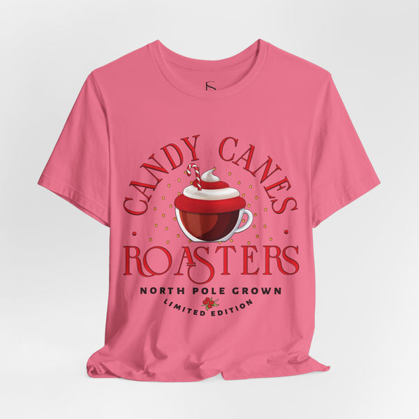 Candy Canes Roasters Christmas Coffee T-Shirt