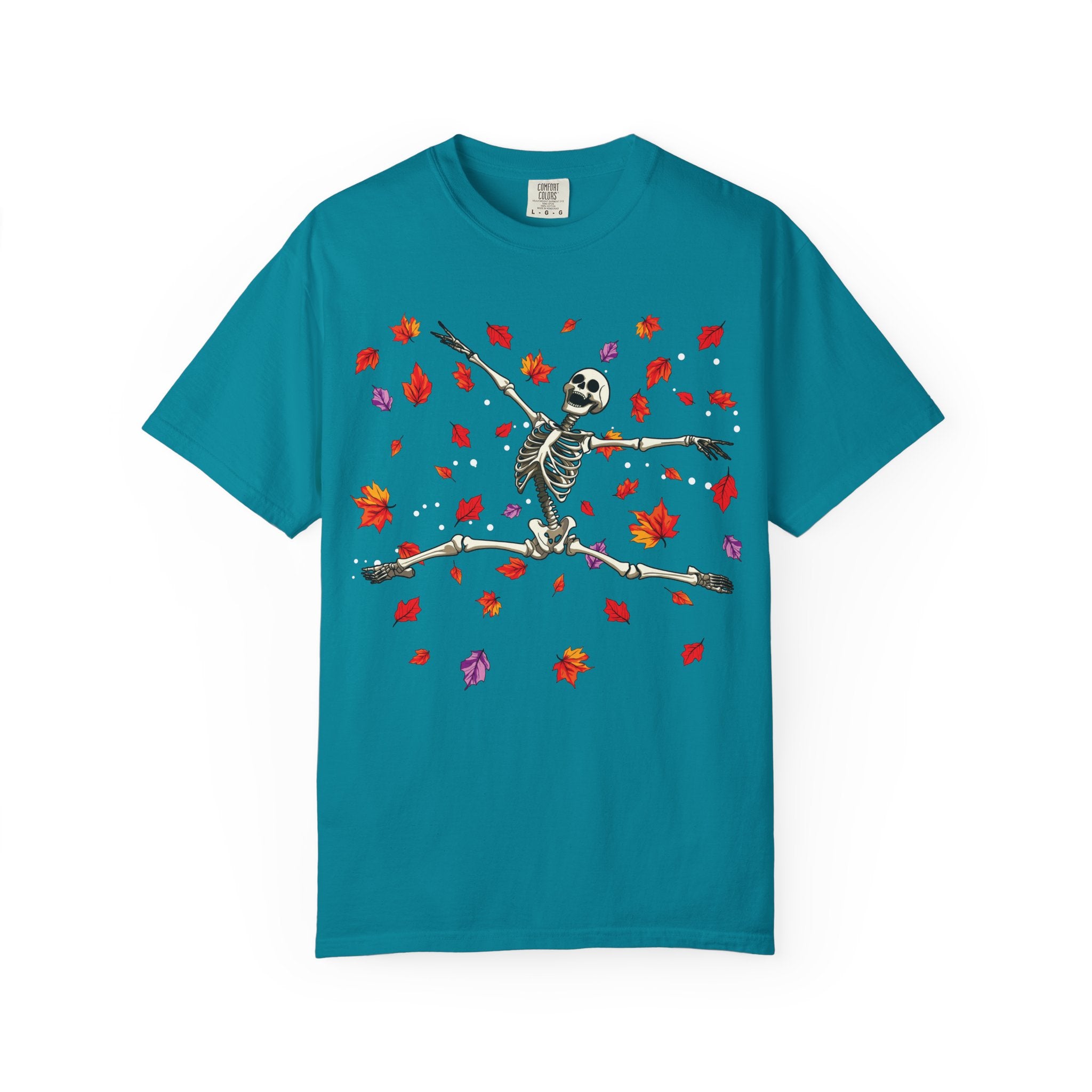 Halloween Lovers Skeleton Fall T-Shirt Comfort Colors®