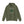 Olive Green sweatshirt hoodie with a graphic of a ball of tangled Christmas lights and text that says 'It's fine, this is fine, everything is fine'.