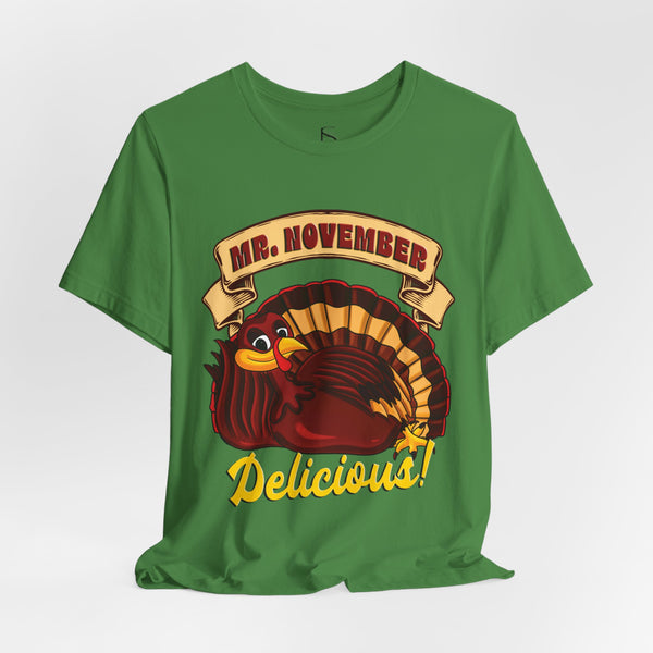 Mr. November Turkey Funny Thanksgiving T-Shirt