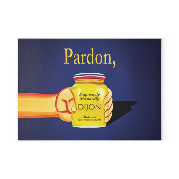 Pardon Grey Poupon Kitchen Decor Cutting Board