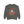 Gray sweatshirt with a festive graphic design featuring a character and text on a white background
