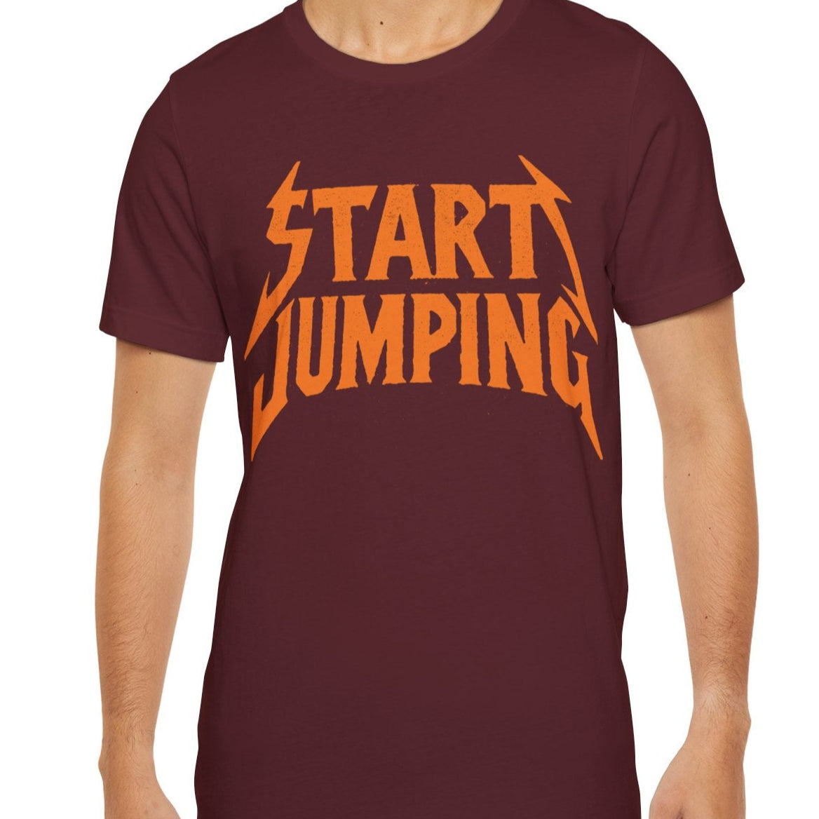 Virginia Tech Football Start Jumping Grunge Style T-Shirt