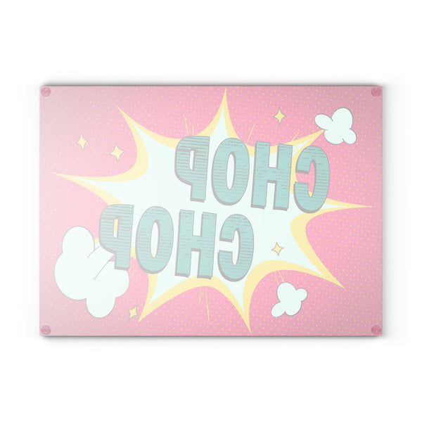 Pop Art Chop Chop Kitchen Decor Cutting Board