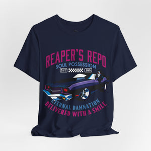 Grim Reaper's Repo Funny Halloween T-Shirt