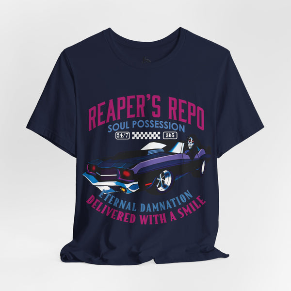 Grim Reaper's Repo Funny Halloween T-Shirt