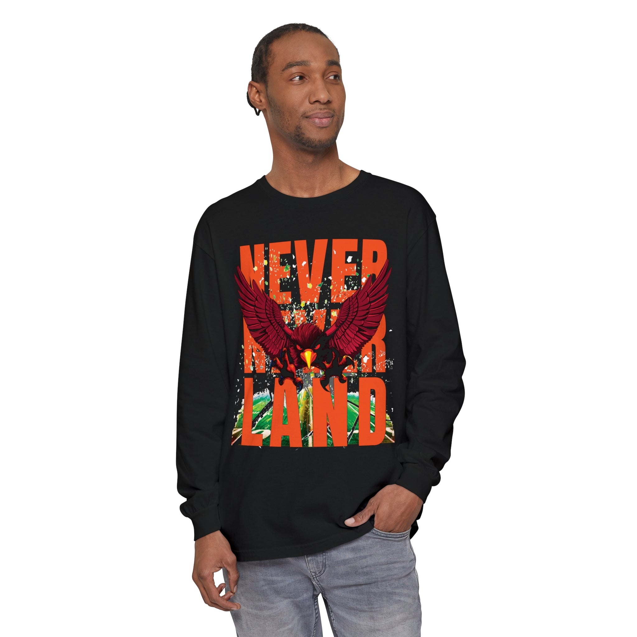 Comfort Colors® Never Never Land Hokies Long Sleeve Tee