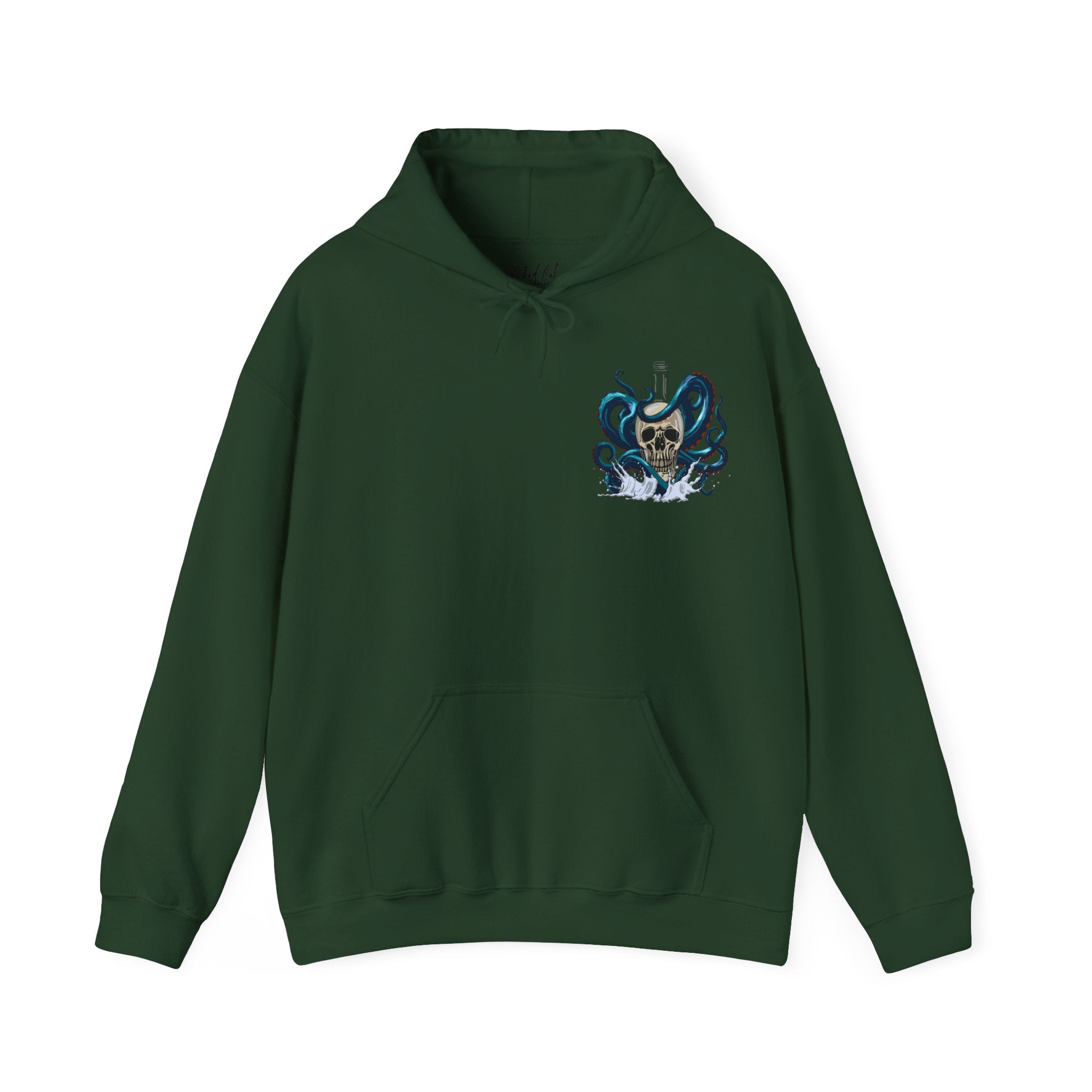 Pirate Sayings Skull Dine as Legends Men's Hoodie