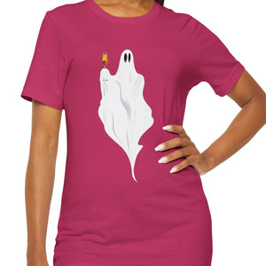 Champagne Ghost Cute Halloween T-Shirt