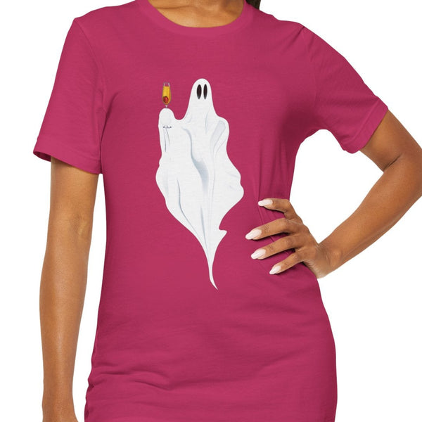 Champagne Ghost Cute Halloween T-Shirt