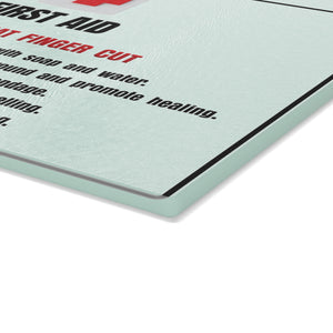 First Aid Funny Kitchen Decor Cutting Board