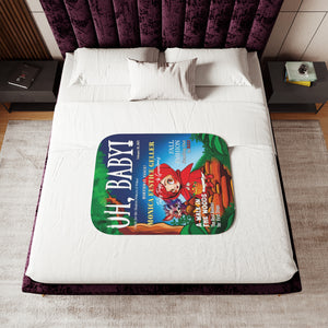 Personalized Little Red Riding Hood Soft Sherpa Baby Blanket
