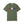 Green t-shirt with red, white, and blue paw prints on a white background