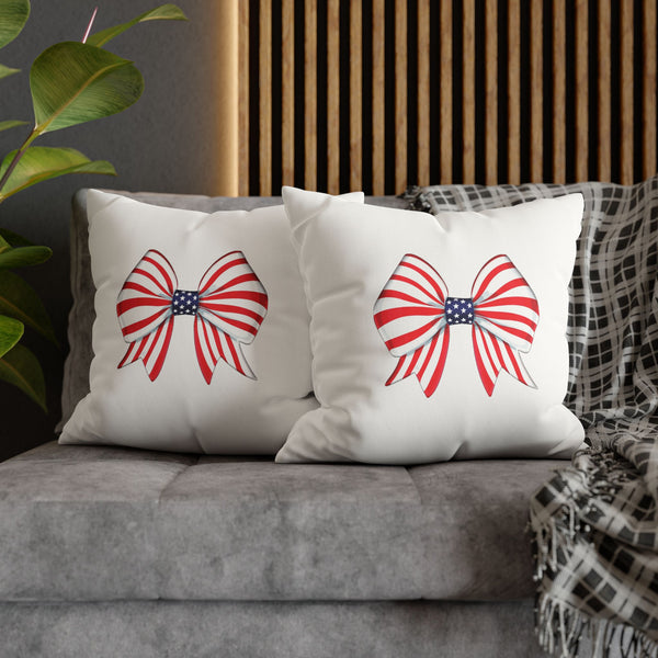 Chic Patriotic 4th of July Soft Accent Pillow Cover