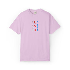 Embroidered USA 250th Patriotic T-Shirt Comfort Colors®