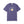 Purple t-shirt with an egg graphic on white background