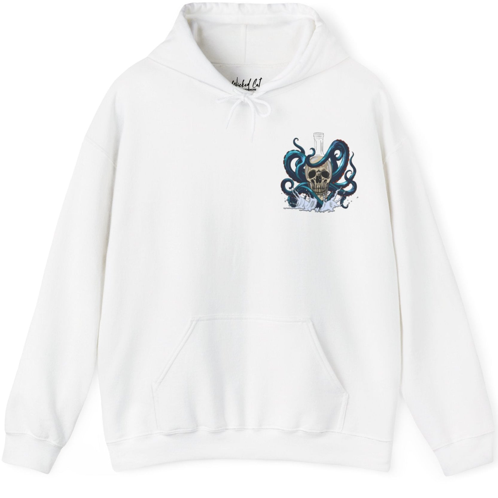 Pirate Sayings Skull Dine as Legends Men's Hoodie