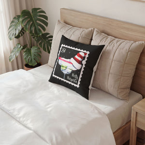 Merry Margarita Velvet Pillow