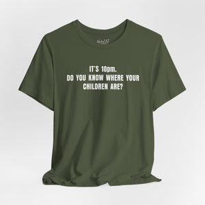 It's 10pm Gen X Mom Kids Funny T-Shirt