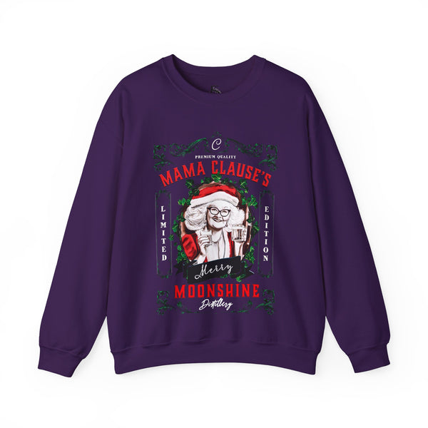 Mrs. Clause's Moonshine Funny Christmas Sweatshirt