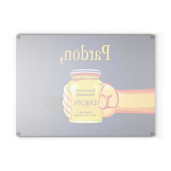Pardon Grey Poupon Kitchen Decor Cutting Board