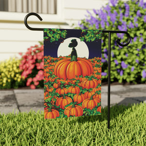 The Great Pumpkin Peanuts Halloween Yard Flag
