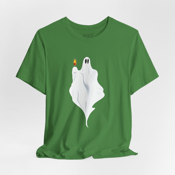 Champagne Ghost Cute Halloween T-Shirt