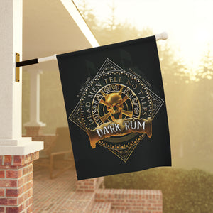 Garden flag with 'Pirates Dark Rum Lovers' design
