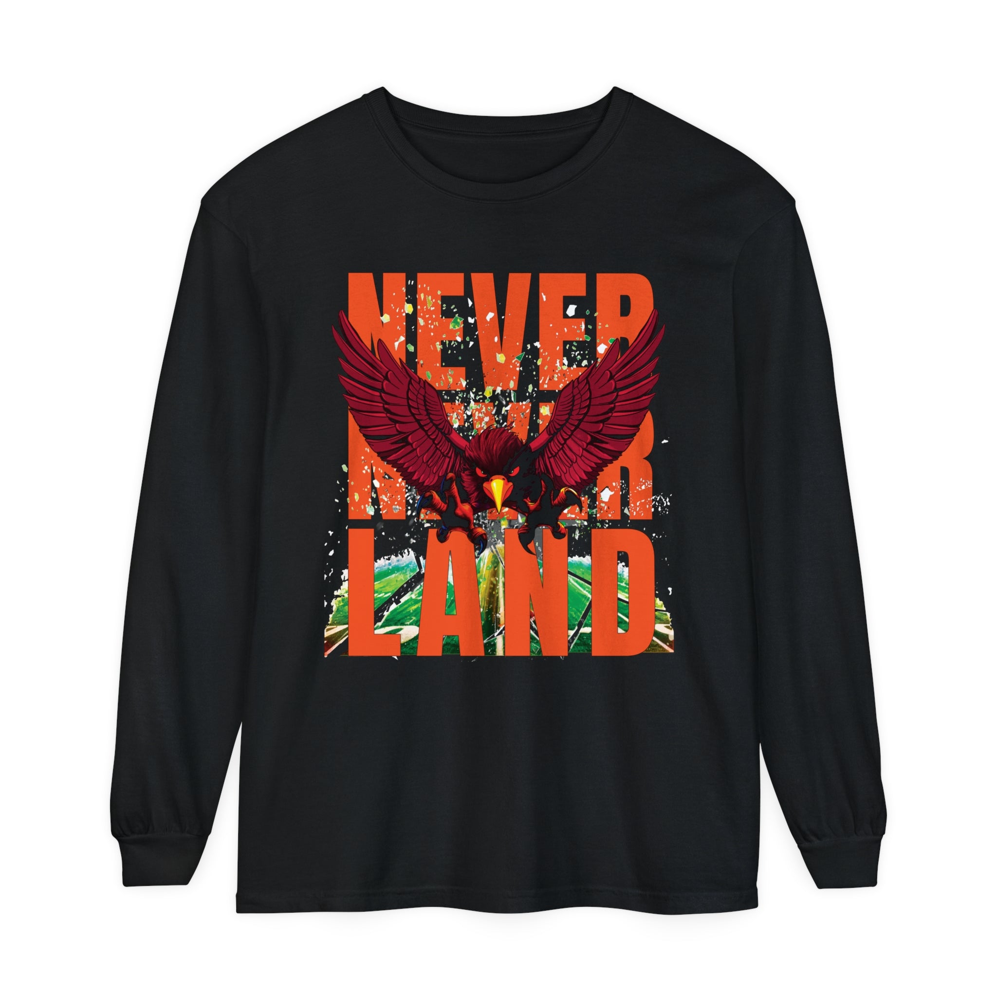 Comfort Colors® Never Never Land Hokies Long Sleeve Tee