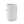 A white ceramic mug with pink printed text partially visible on both sides, shown on a clean white background.