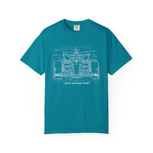 Race Car Blueprint Men's T-Shirt Comfort Colors®