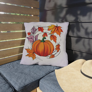 Fall Pumpkin Outdoor Throw Pillow