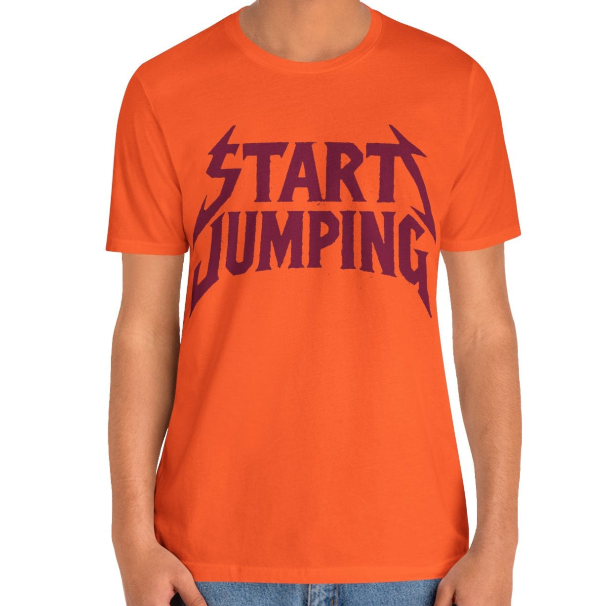 Virginia Tech Football Start Jumping Grunge Style T-Shirt